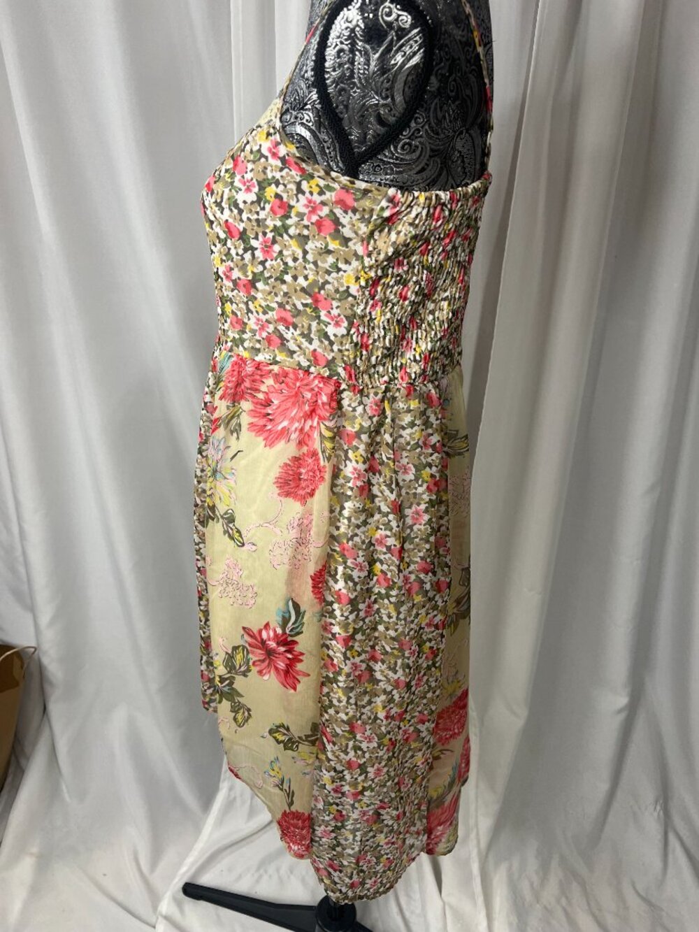 Delia’s Vintage Floral Patchwork Slip Dress Size Large